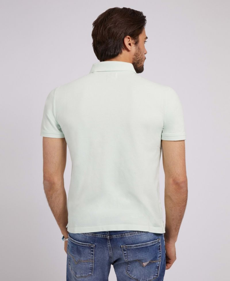 Men's Washed Polo Shirt