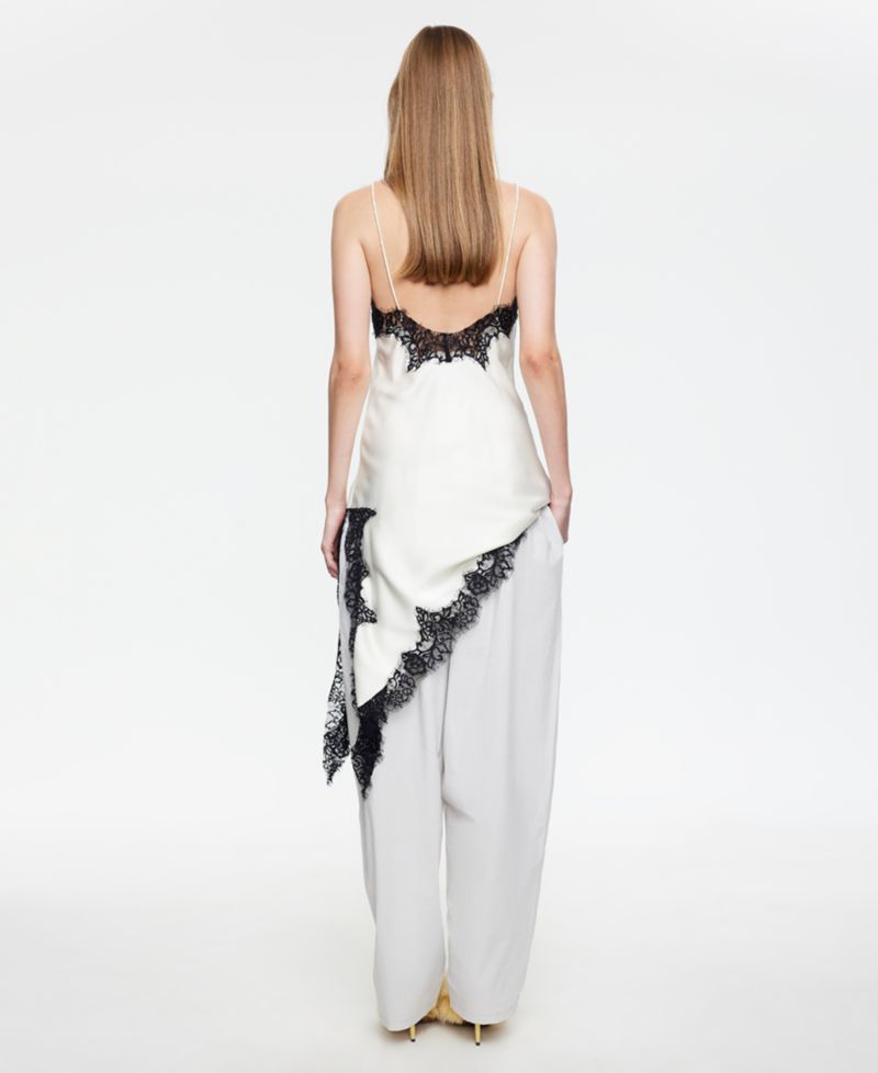 Women's Emerging Sleeveless Asymmetric Midi Dress