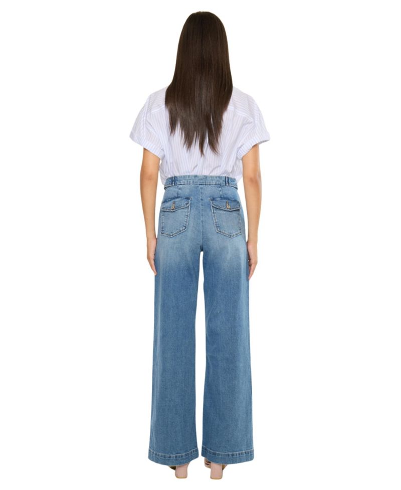 Women's Marnie Ultra High Rise Wide Leg Trouser Jeans