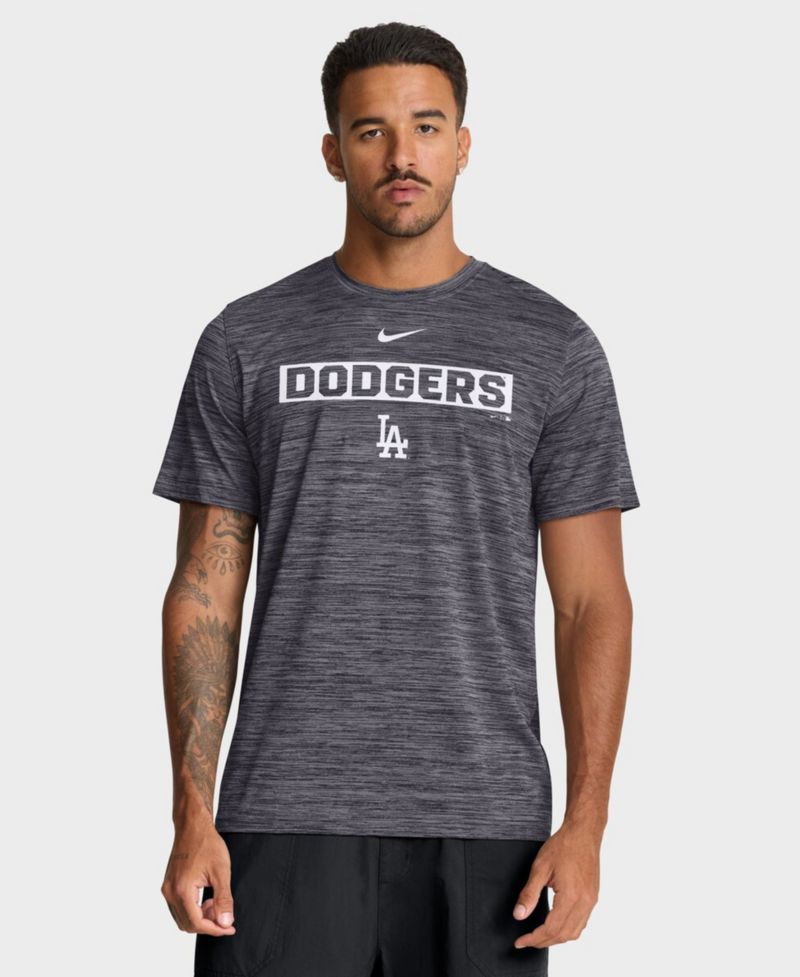 Men's Black Los Angeles Dodgers Velocity Dri-FIT T-Shirt