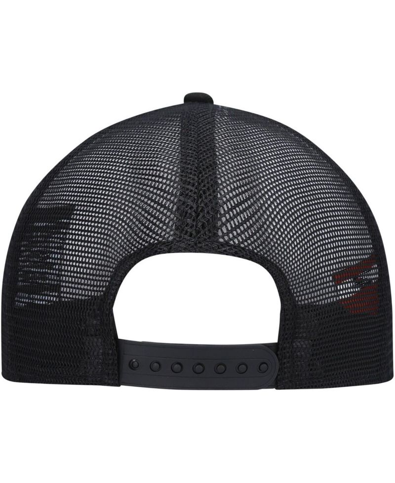 Men's Black Black Widow Retro Meshback 9FIFTY Snapback Hat
