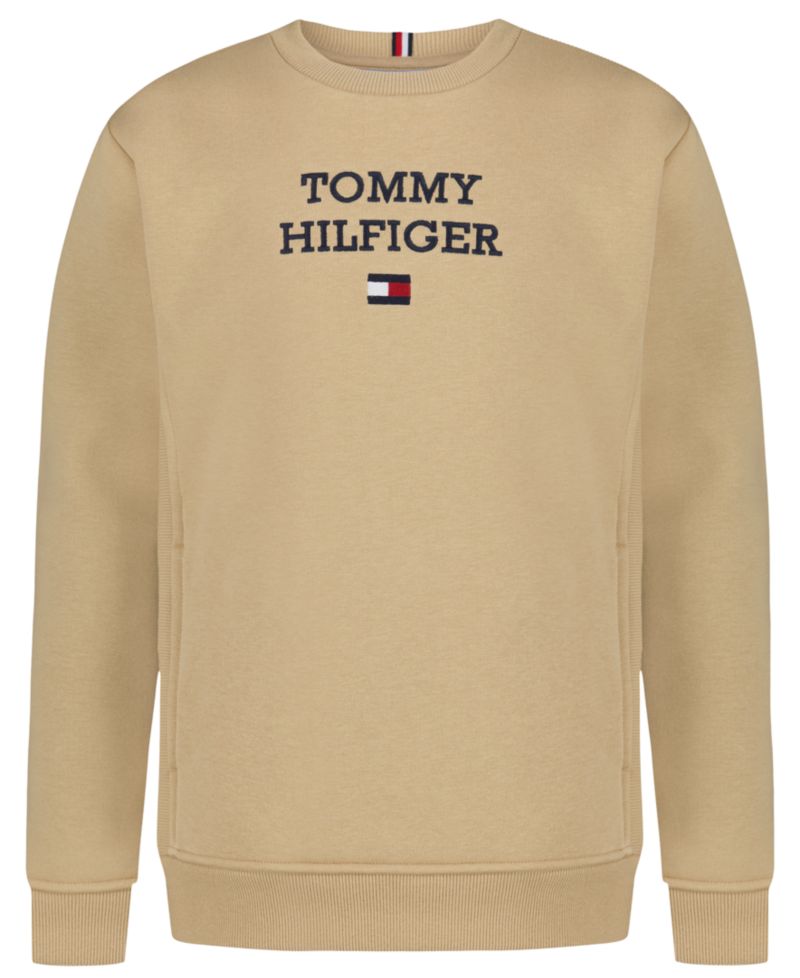 Boys' 8-20 Classic Lockup Crew Long-Sleeve Crewneck Sweatshirt with Pockets