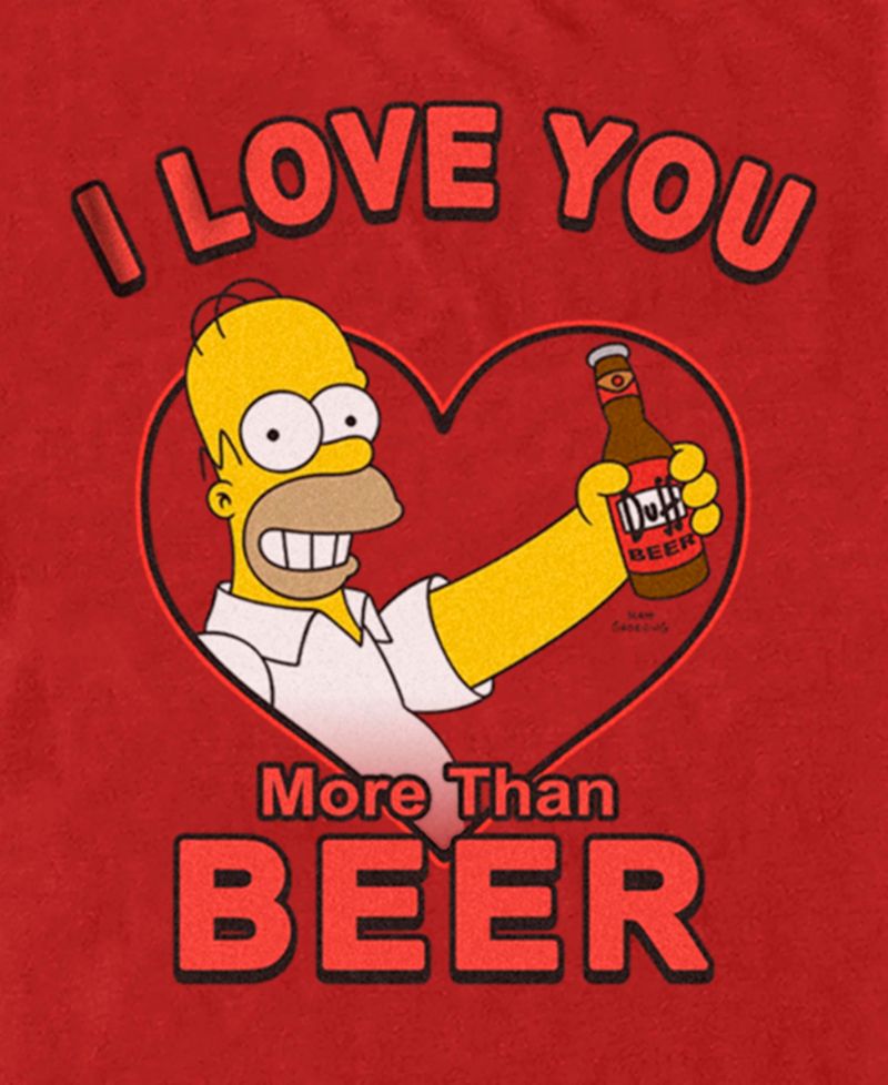 Men's The Simpson's Beer Mine Short Sleeve T-Shirt