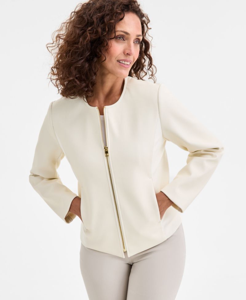 Women's Faux-Leather Jacket