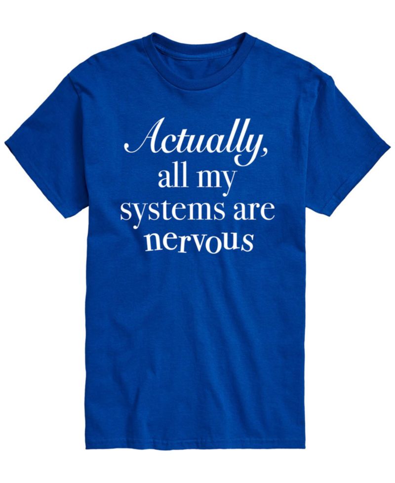 Men's All Systems Nervous Short-Sleeve Graphic T-Shirt