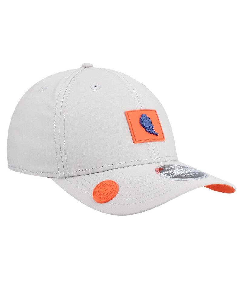 Men's Gray New York Mets 2026 Clubhouse Alternate 39THIRTY Flex Hat