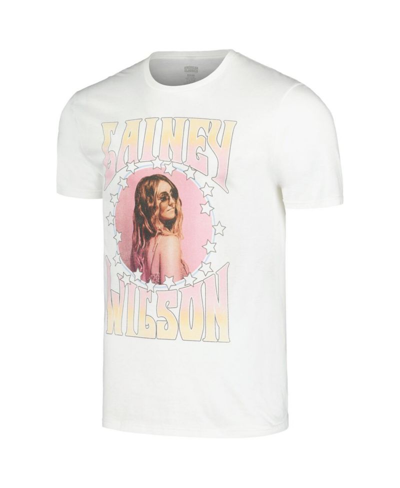 Men's and Women's White Lainey Wilson Stars And Gradient Graphic T-Shirt