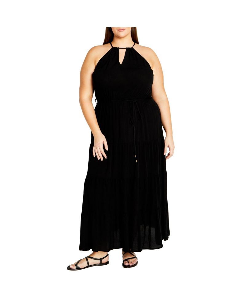 Women's Stacey Halter Neck Maxi Dress