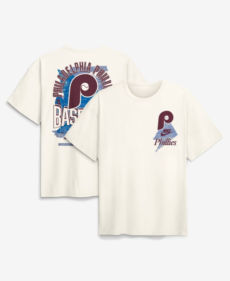 Men's Cream Philadelphia Phillies Max90 Arch Heavyweight T-Shirt