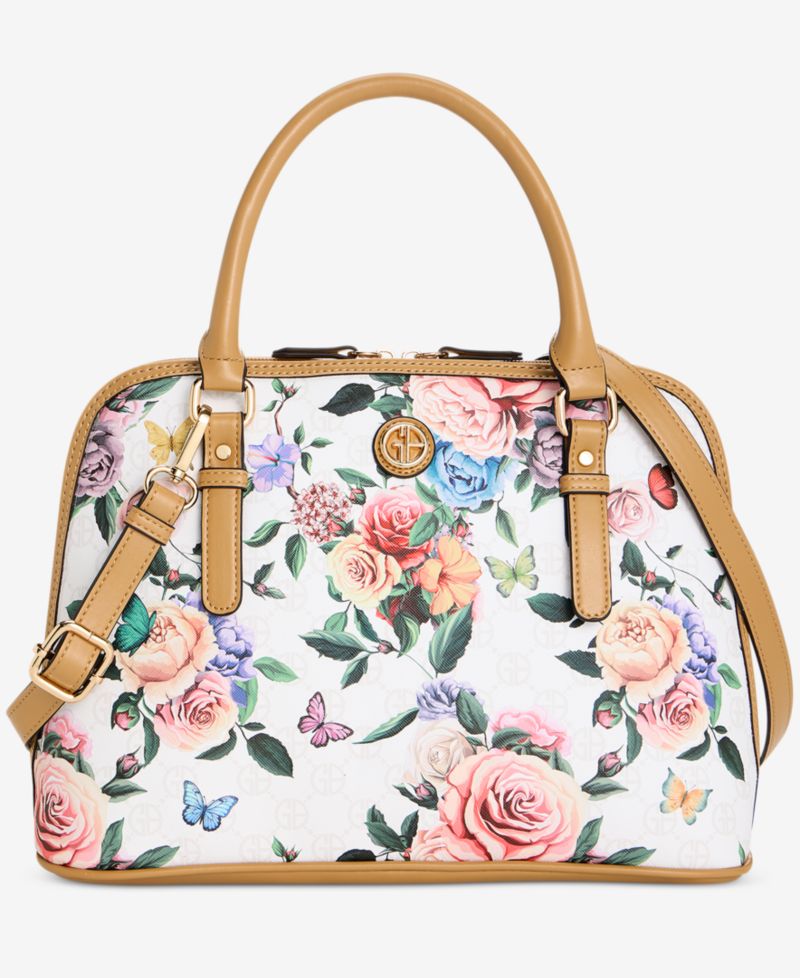 Floral Dome Satchel