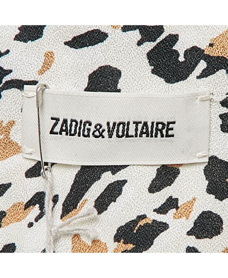 Women's Brown Leopard Print Crepe Tradi Shirt