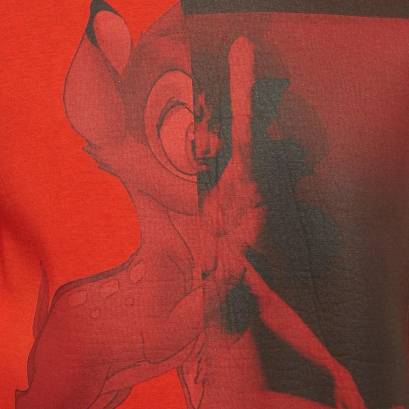 Men's Bambi Print Neoprene Crewneck Sweatshirt
