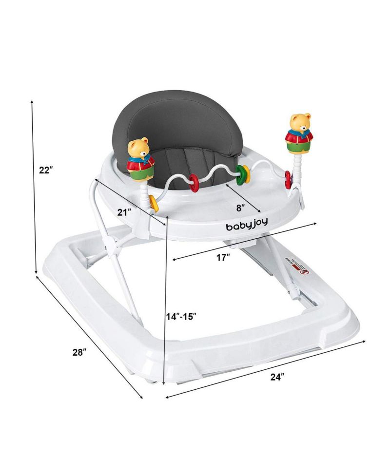 Baby Adjustable-Height Foldable Walker