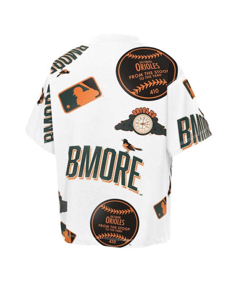 Big Boys and Girls White Baltimore Orioles 2026 City Connect Circus Catch T-Shirt