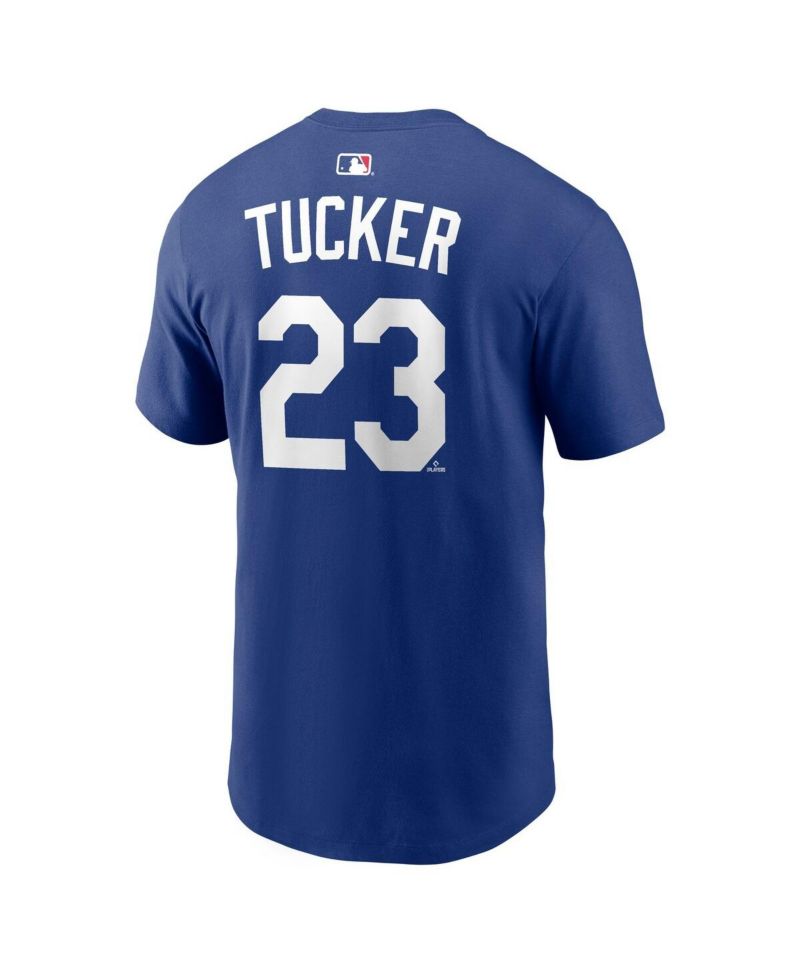 Men's Kyle Tucker Royal Los Angeles Dodgers Name & Number T-Shirt