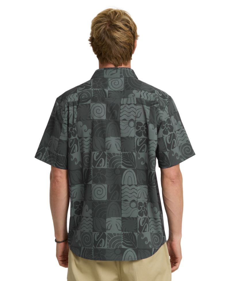 Men's Earth Geo Classic Stretch Ultraviolet Protection Factor Shirt