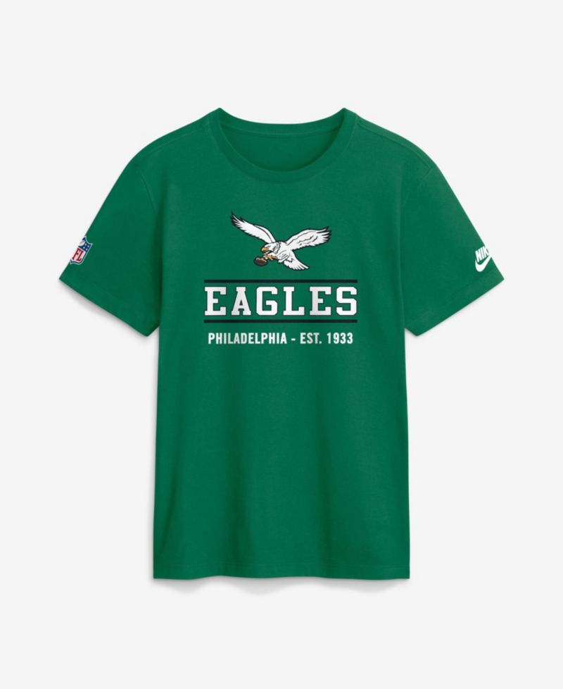 Men's Big & Tall Philadelphia Eagles Sideline Final Sprint Classic-Fit Throwback-Graphic T-Shirt