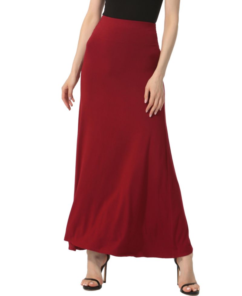Women's kimi + kai Waist Ruched Maxi Skirt