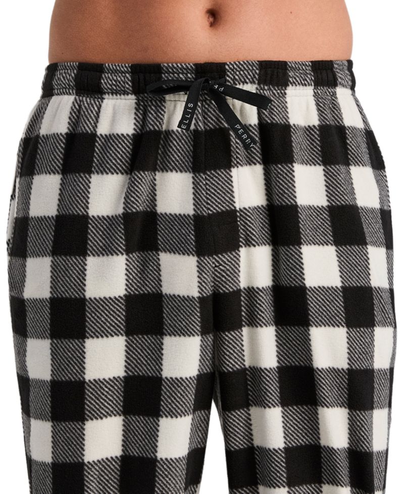 Men's Fleece Buffalo Plaid Sleep Pants