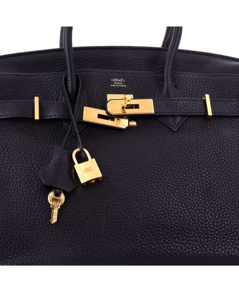 Birkin 30 Handbag Black Togo with Gold Hardware