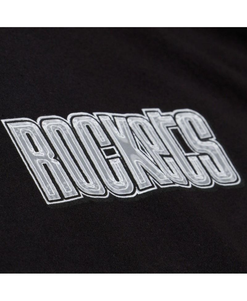 Men's Black Houston Rockets Chrome Heritage T-Shirt