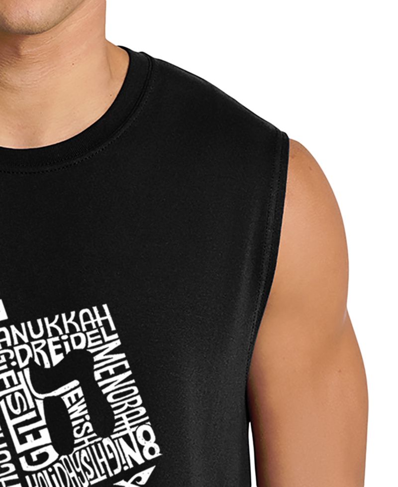 Men's Dreidel Hanukkah Graphic Tank Top
