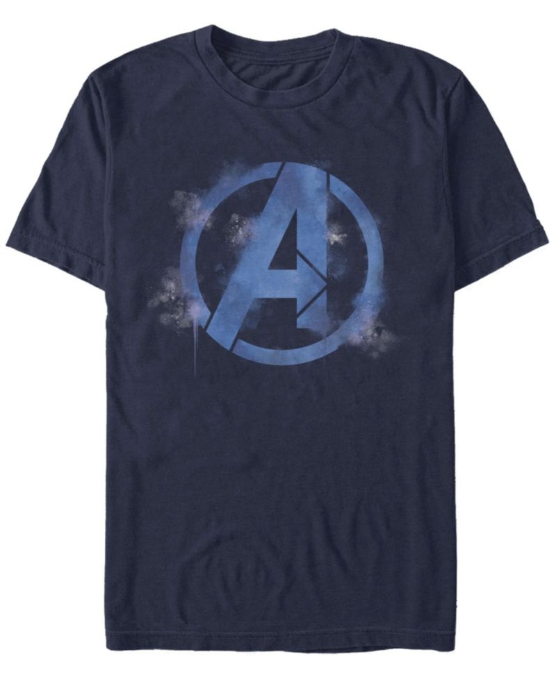 Men's Avengers Spray Logo Short Sleeve Crew T-shirt