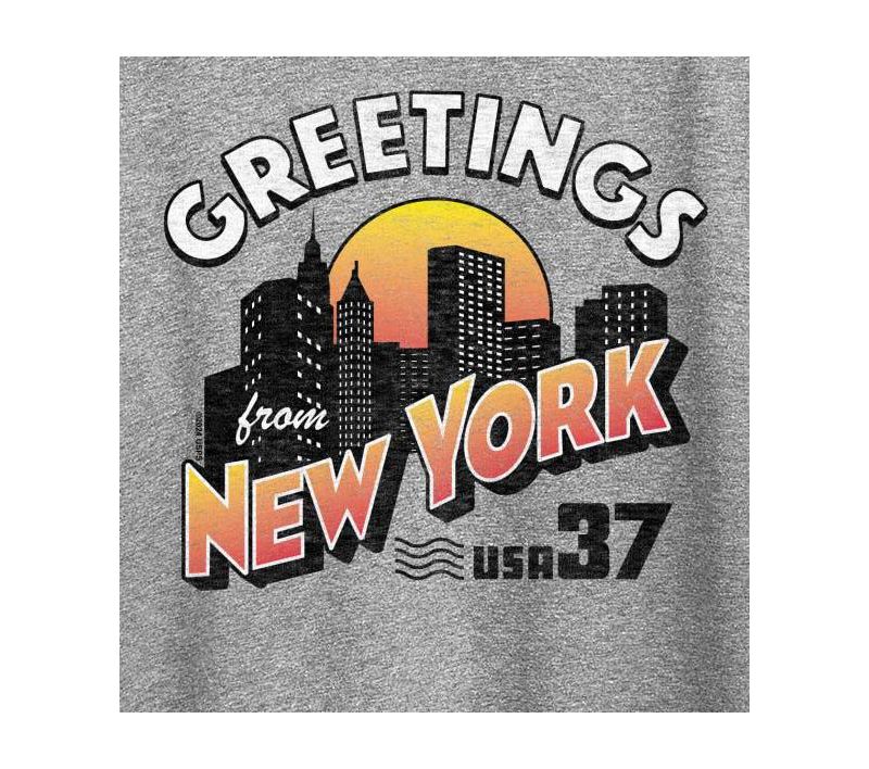 Greetings From New York Plus Size Graphic T-Shirt