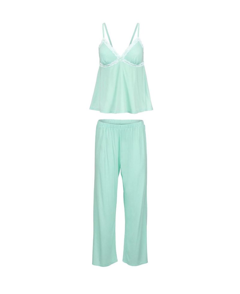 Plus Size Eloisa Tank Top and Pants Pajama Set