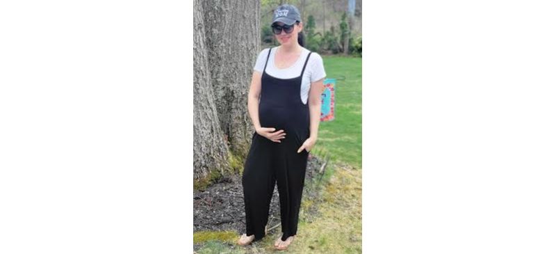 Women's Black Sleeveless Pocketed Wide Leg Jumpsuit