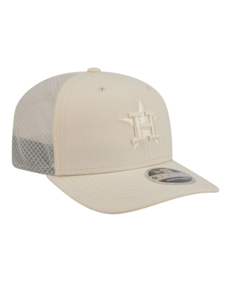 Men's Light Beige Houston Astros Color Pack 9SEVENTY Trucker Adjustable Hat