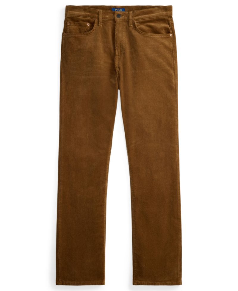 Men's Hampton Stretch Straight-Leg Corduroy Pants