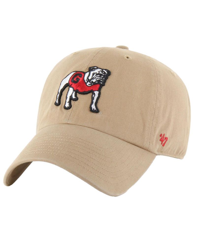 Men's Khaki Georgia Bulldogs Clean Up Adjustable Hat