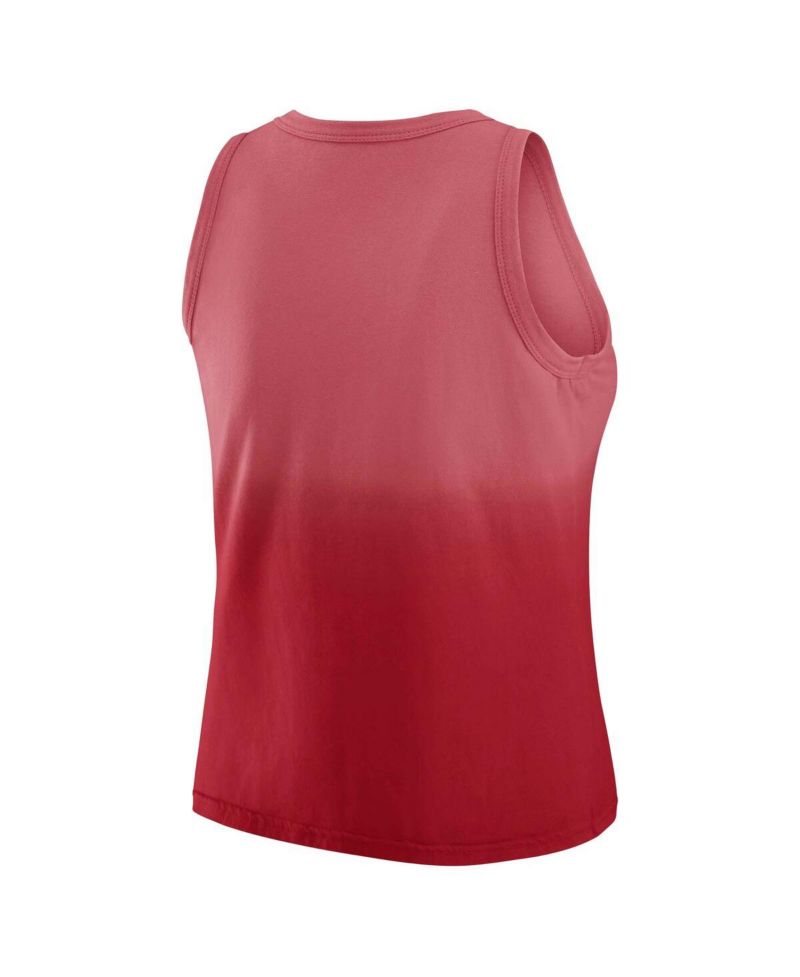 Women's x Gracie Hunt Scarlet San Francisco 49ers Ombre Tank Top