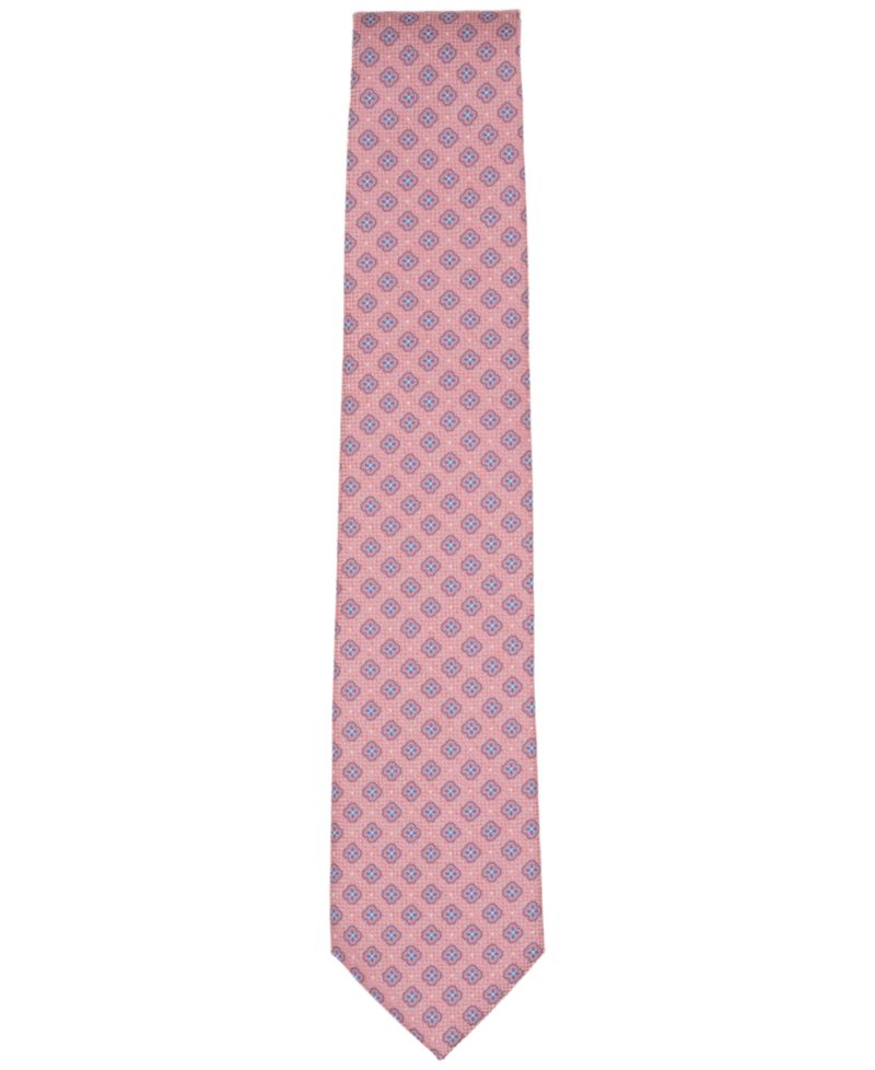 Men's Neat Floral Pattern Tie