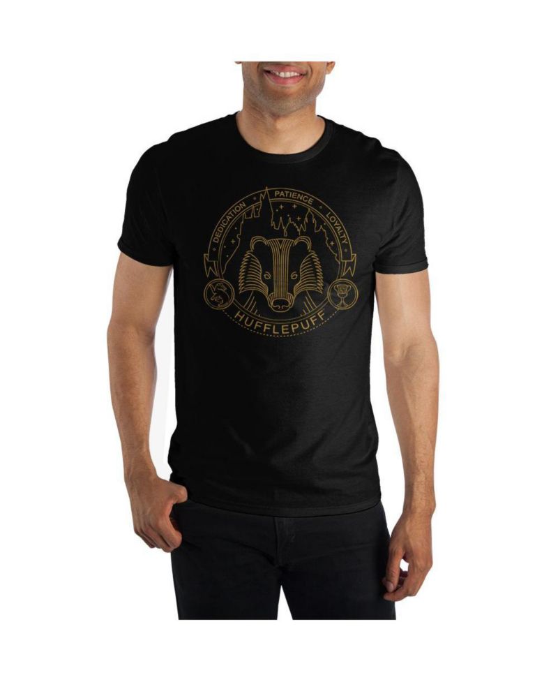 mens Hufflepuff Short-Sleeve T-Shirt-Small