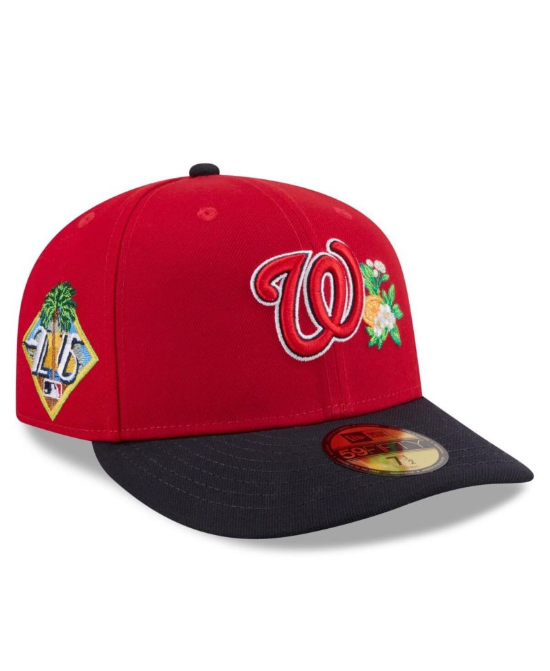 Men's Red/Navy Washington Nationals 2026 Spring Training Low Profile 59FIFTY Fitted Hat