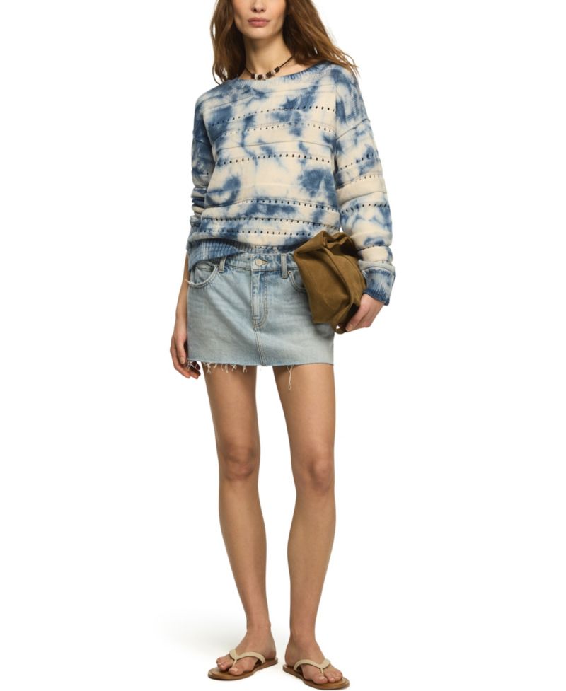 Women's Beachy Tie-Dye Crewneck Sweater