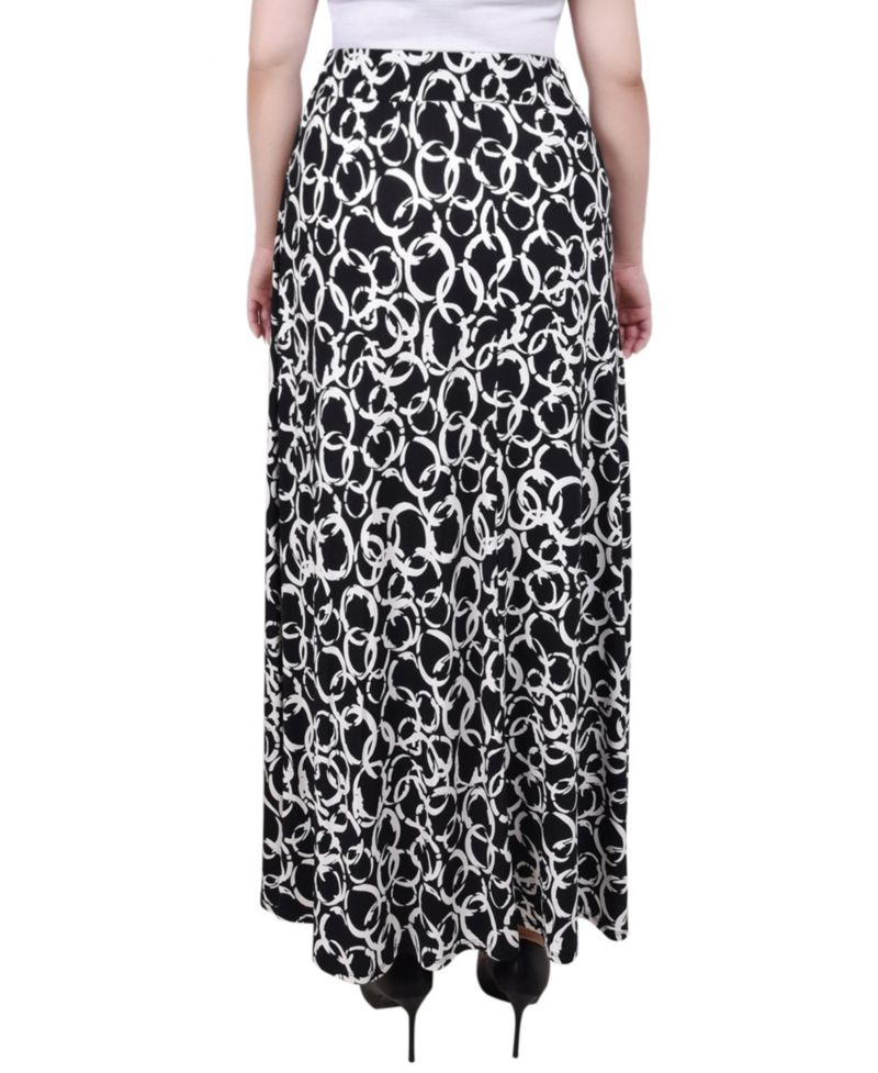Petite Ring Midi-Length Skirt