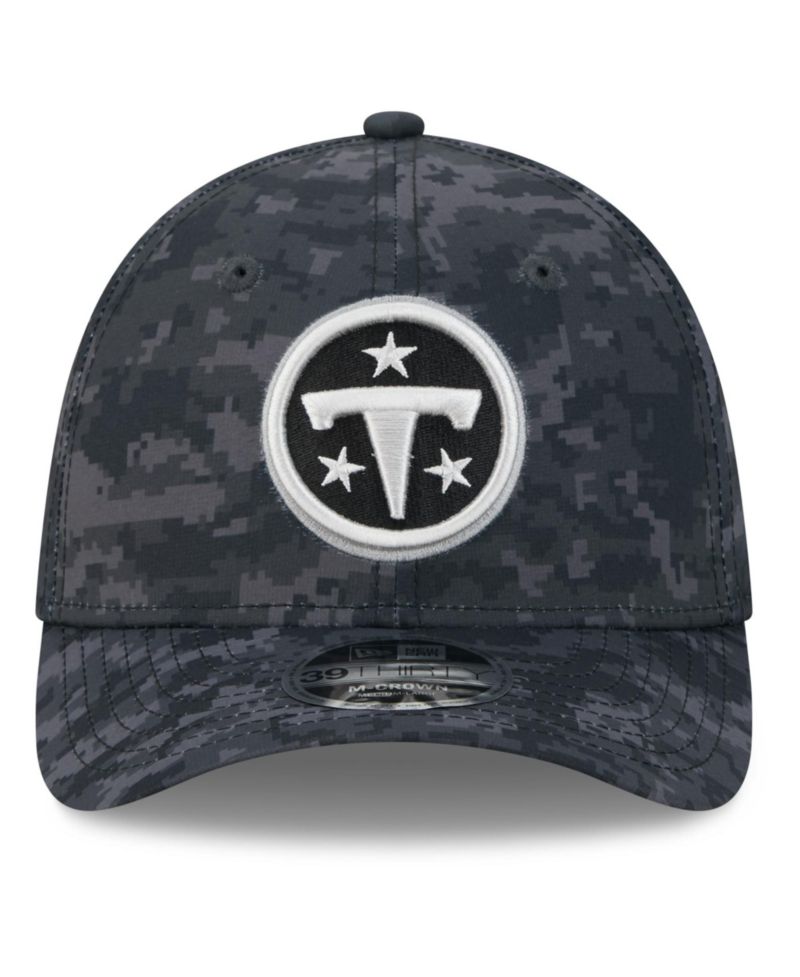 Men's Black Tennessee Titans 2026 Salute to Service 39THIRTY Flex Hat