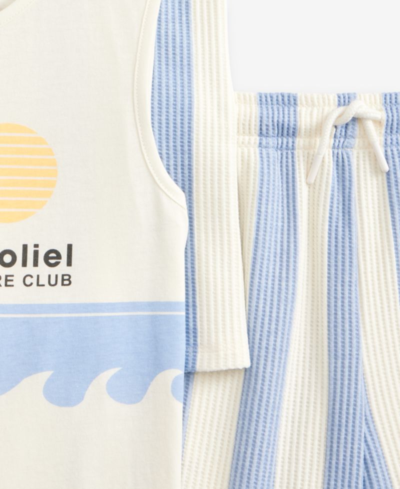 Boys 5-20 3-Pc. Striped Shirt, Tank Top & Shorts Set
