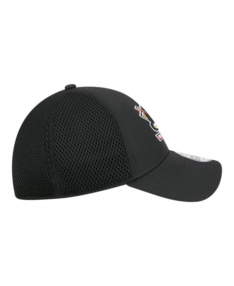 Men's Black Anaheim Ducks Logo 39THIRTY Flex Hat