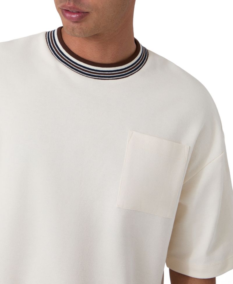 Men's Jacques Relaxed-Fit Dropped-Shoulder T-Shirt