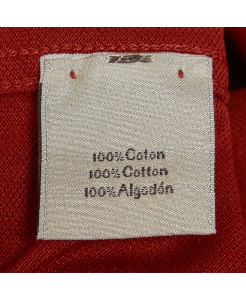 Pre-Owned HERMES Men's Burnt Pique Polo T-Shirt