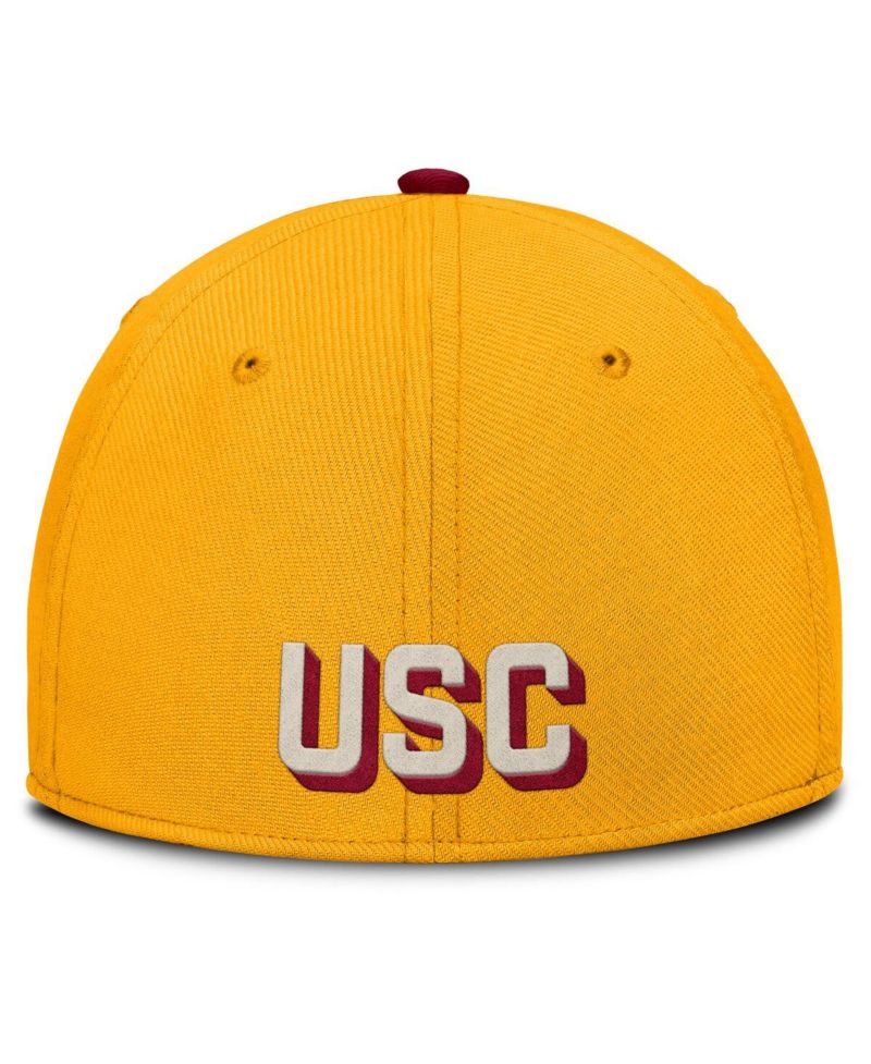 Men's Gold USC Trojans Legacy Rise Performance Flex Hat