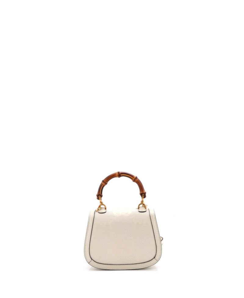 Mini Bamboo 1947 Top Handle Bag Jumbo GG Canvas