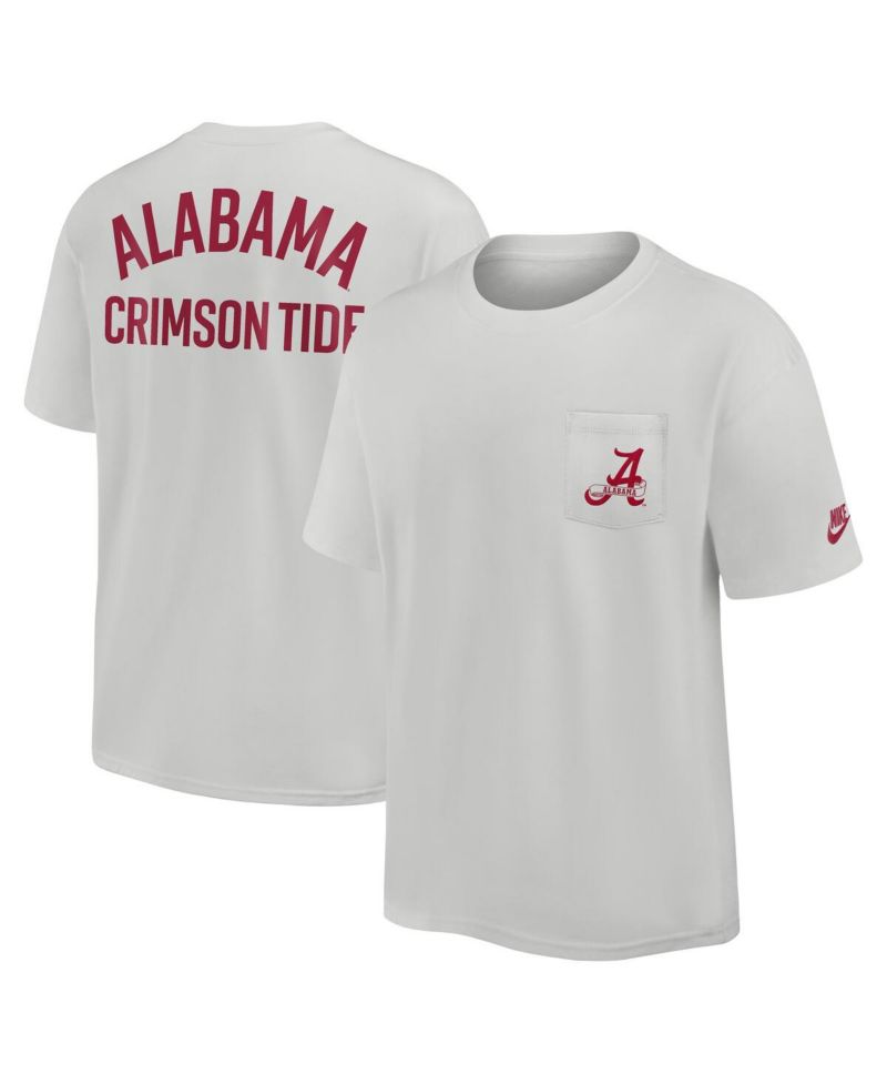 Men's Gray Alabama Crimson Tide Legacy 2-Hit Max90 Pocket T-Shirt