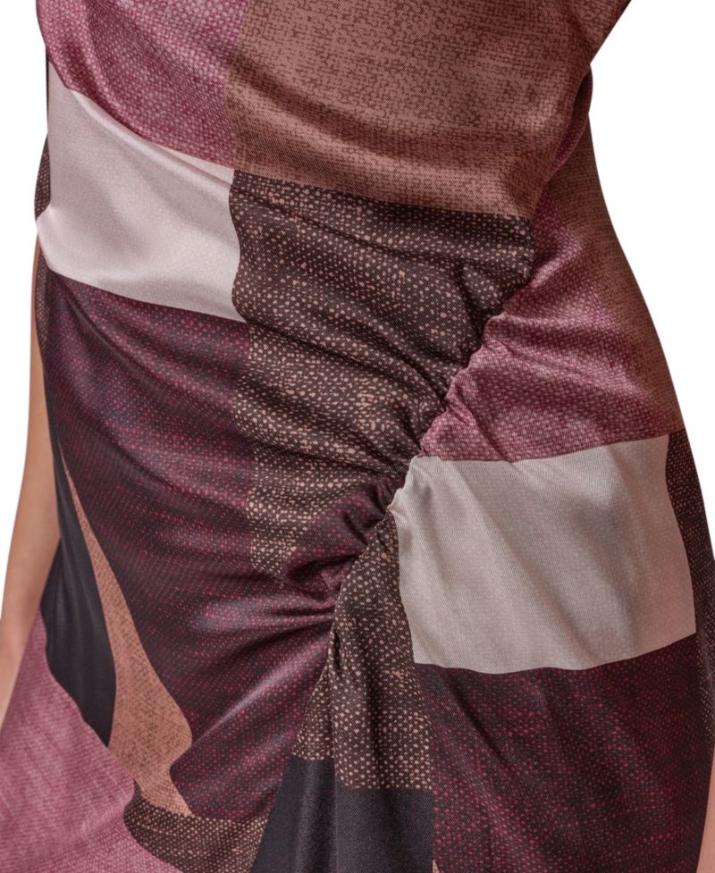 Women's Off-the-Shoulder Asymmetrical Midi Dress