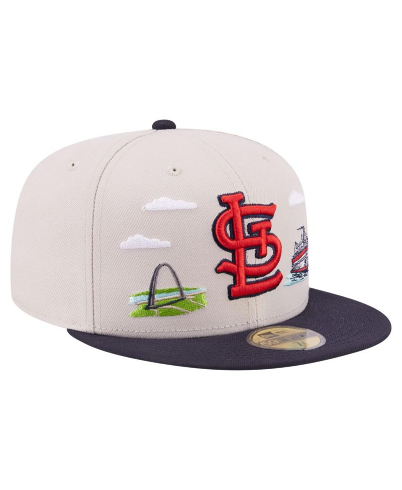 Men's Khaki St. Louis Cardinals City Icon 59FIFTY Fitted Hat