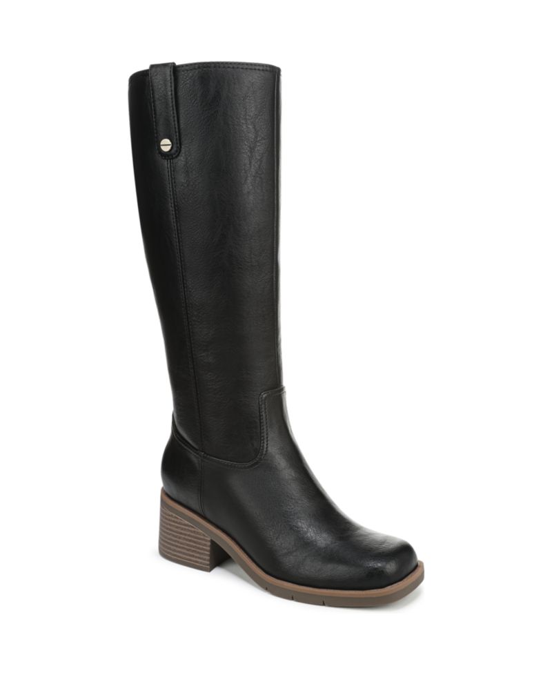 Women's Joplin Block Heel Riding Tall Boots, Regular & Wide Calf
